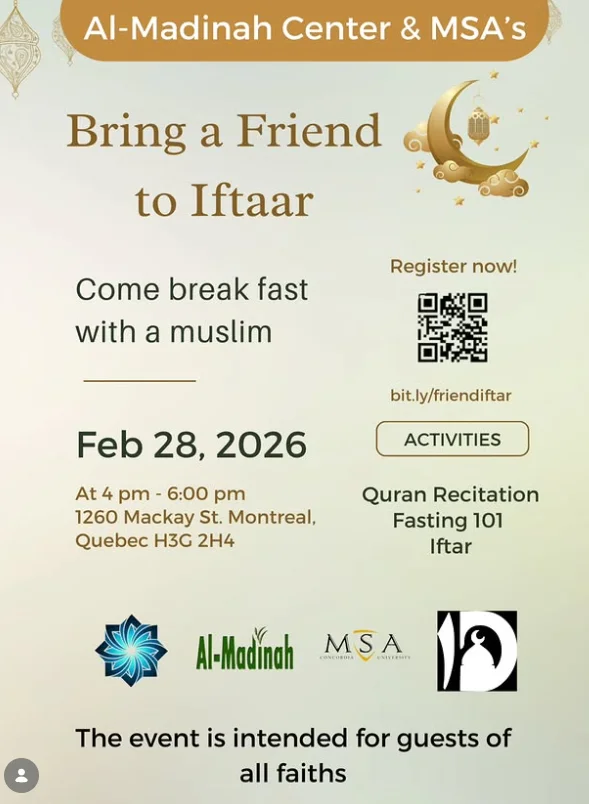 Al Madinah Center's Bring A Friend To Iftar